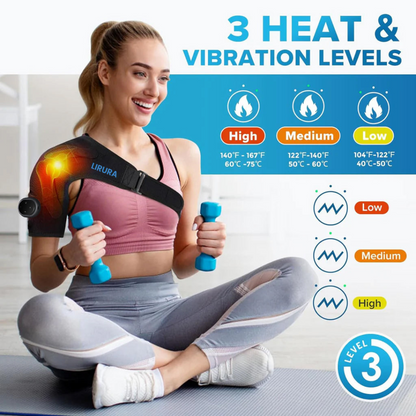 Lirura Shoulder Massager - Targeted Heat & Massage Therapy