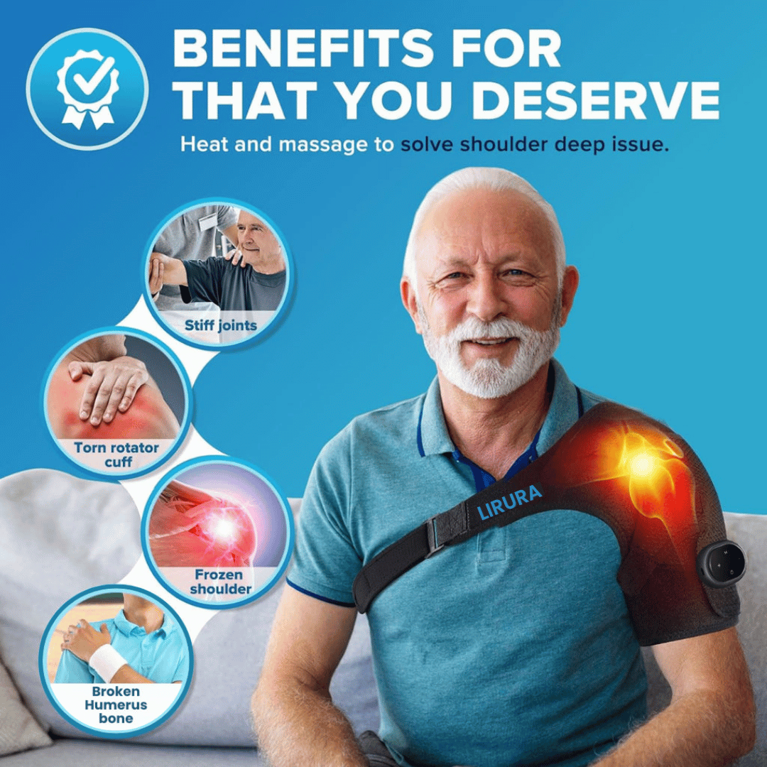 Lirura Shoulder Massager - Targeted Heat & Massage Therapy